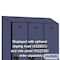Salsbury Industries 1 Tier Designer Locker, 54"Wx76"Hx21"D, 3 Door, Blue 18-21361BLU - alternate 5